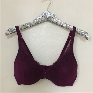 Playtex | Purple Lace Embroidered Bra | 40C